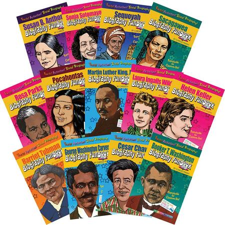 GALLOPADE Women & Minorities Who Shaped Our Nation Biography Funbooks GALFBSETWMK